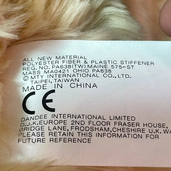 NWT EASTER BUNNY PLUSH TAN 
APROX 24” SITTING TO TOP OF EAR 
APRROX 34” … - Picture 4 of 5